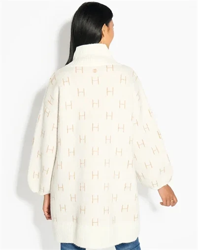 Hést - Fam Sweater Long - White